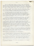 Michael Collins Signed Original Press Kit for the Apollo 11 Mission